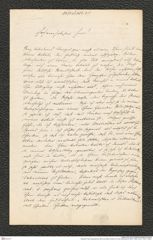 Nachlass Franz Steindachner, Brief von Albert Günther an Franz Steindachner (26.01.1904), Inv.Nr. 189.01, Seite 1